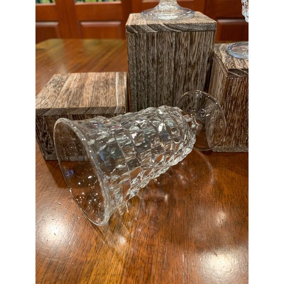 Fostoria Clear Glass Americana Footed Cordials. - Picture 7 of 9